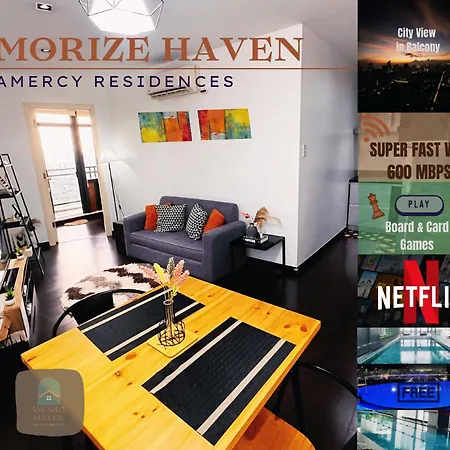 Gramercy Residences New! Tranquil 1Br Suite, 600Mbps Wifi, Netflix & Free Amenities